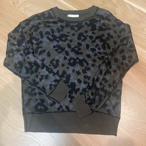 Anthropologie Camo Crewneck Sweater Women’s Size S